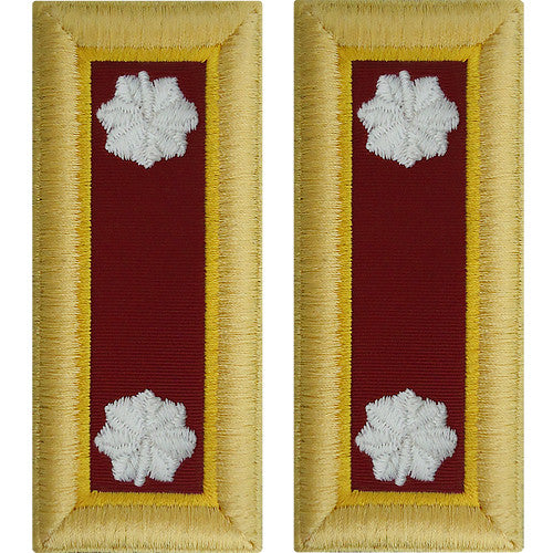 Army Male Shoulder Boards - Transportation Rank 11211DBR
