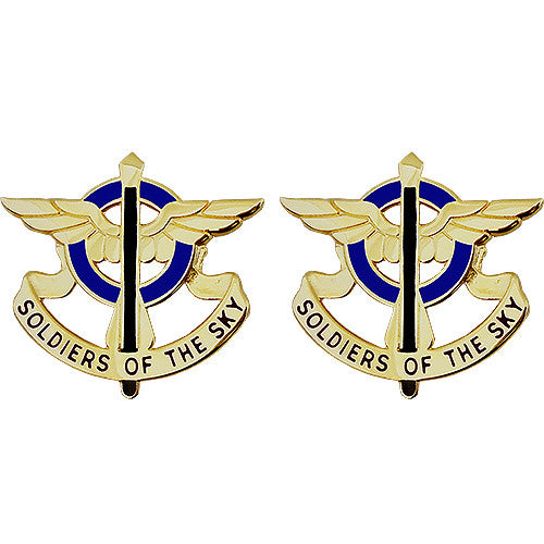 10th Aviation Regiment Unit Crest (Soldiers of the Sky) Army Unit Crests 