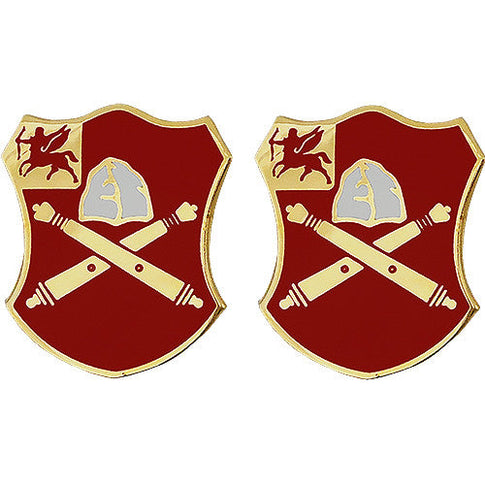 10th Field Artillery Regiment Unit Crest (No Motto) - Sold in Pairs