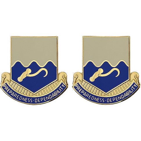 11th Transportation Battalion Unit Crest (Preparedness - Dependability) - Sold in Pairs