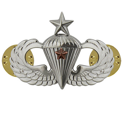 Army Combat Parachutist Badges Badges 1214 SNRCMB1J-NIK