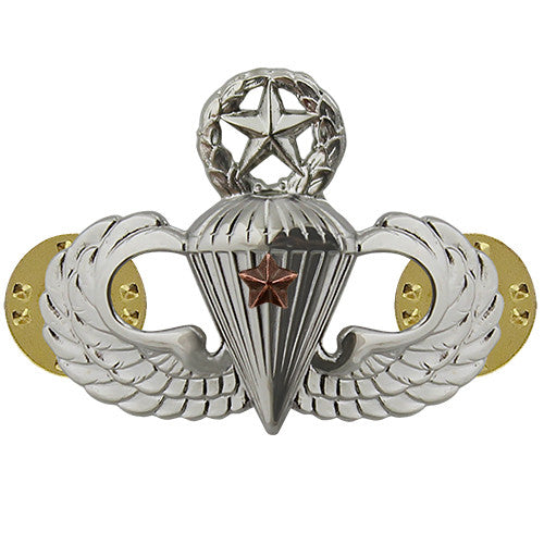 Army Combat Parachutist Badges Badges 1229 MSTCMB1J-NIK