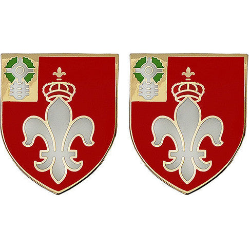 12th Field Artillery Regiment Unit Crest (No Motto) - Sold in Pairs