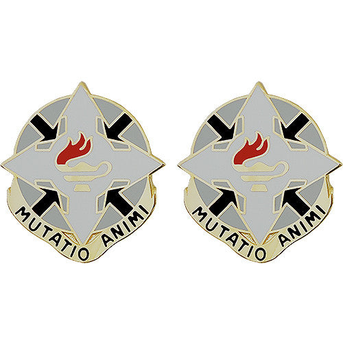 12th Psychological Operations Battalion Unit Crest (Mutatio Animi) Army Unit Crests 