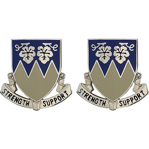 13th Support Battalion Unit Crest (Strength Support) Army Unit Crests 