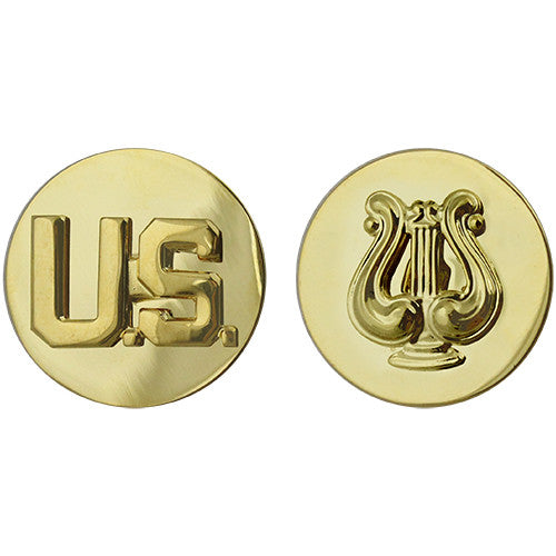 Army Musician Branch Insignia - Officer and Enlisted Badges 1454 MUS-ENL-BI