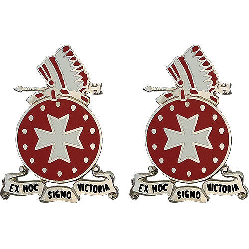 14th Field Artillery Regiment Unit Crest (Ex Hoc Signo Victoria) Army Unit Crests 