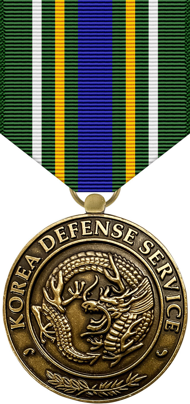 Korean Defenes Ribbon Korea Defense Service Medal – USAMM