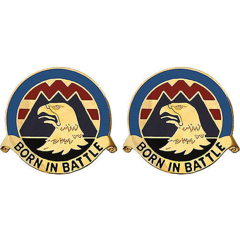 16th Combat Aviation Brigade Unit Crest (Born in Battle) - Sold in Pairs