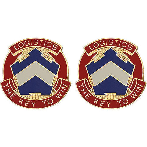 16th Sustainment Brigade Unit Crest (Logistics the Key to Win) - Sold in Pairs