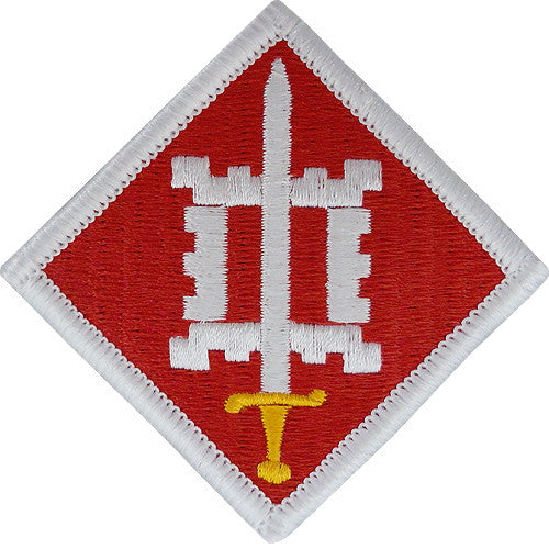 18th Engineering Brigade Class A Patch Patches and Service Stripes 