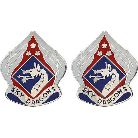 18th Airborne Corps Unit Crest (Sky Dragons) - Sold in Pairs