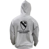 Army 1st Cavalry Division Subdued Pullover Hoodie Hoodie 13.371