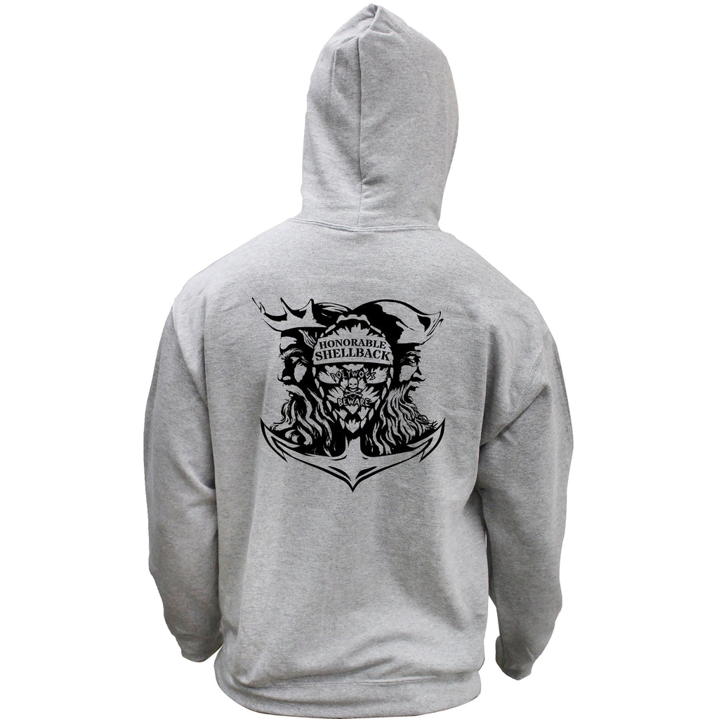 Original Navy Honorable Shellback Pullover Hoodie | USAMM