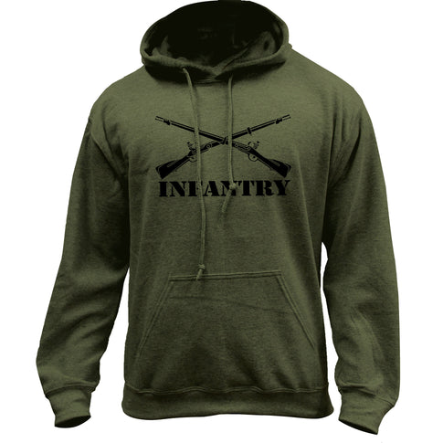 Army Infantry Branch Insignia Pullover Hoodie