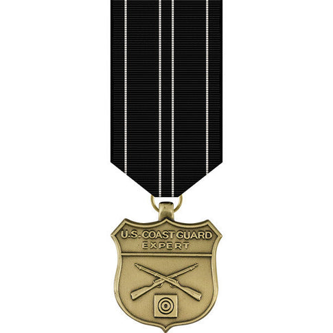 Coast Guard Expert Rifle Miniature Medal