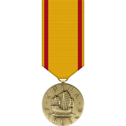 Navy China Service Miniature Medal