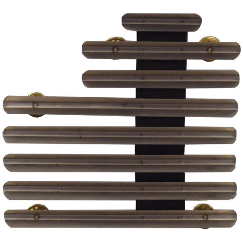 Staggered-Right 1/8-Inch Spaced Center Top 20 Ribbon Mount Ribbon and Medal Mounts 