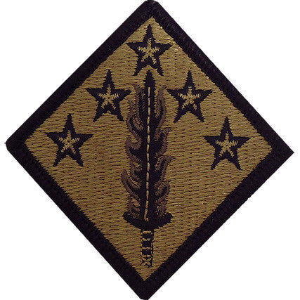 20th Support Command MultiCam (OCP) Patch Patches and Service Stripes 