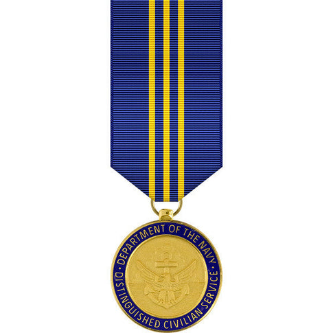 Navy Distinguished Civilian Service Award Miniature Medal