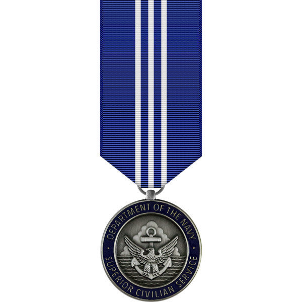 Navy Superior Civilian Service Award Miniature Medal Military Medals 
