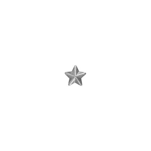 Prongless Silver Star Device (Miniature Medal Size)