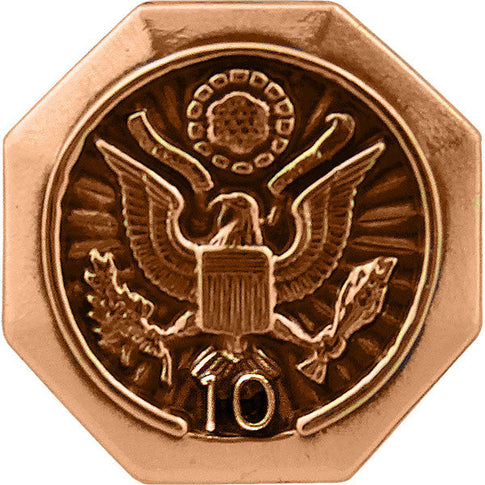 10-Year Federal Length of Service Lapel Pin