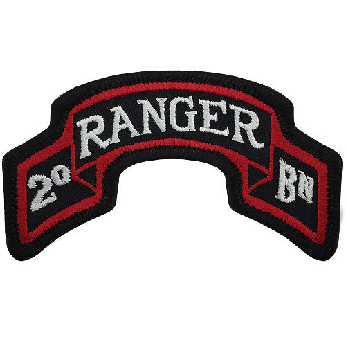 2nd Battalion - 75th Ranger Regiment Class A Scroll Patch Patches and Service Stripes 