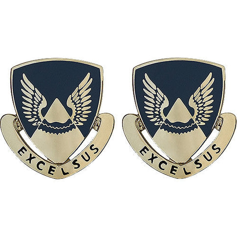 2nd Aviation Battalion Unit Crest (Excelsus) - Sold in Pairs