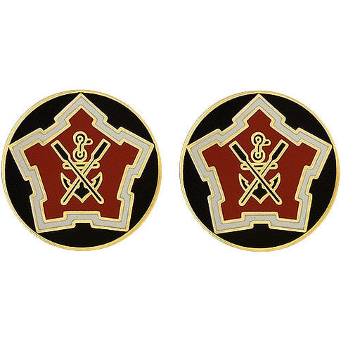 2nd Engineer Battalion Unit Crest (No Motto) - Sold in Pairs