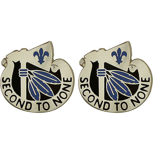 2nd Infantry Division Unit Crest (Second to None) Army Unit Crests 