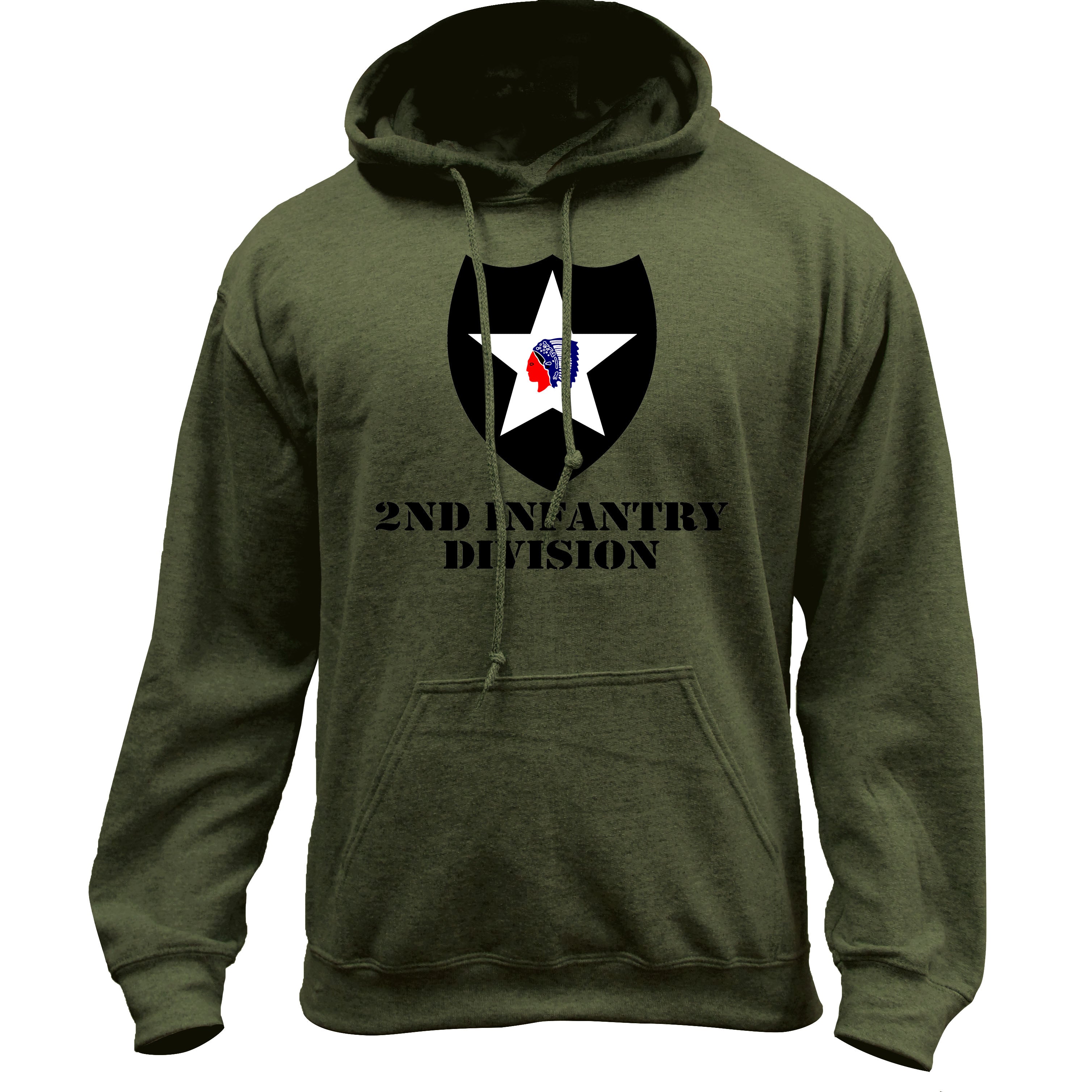 2nd Infantry Division Full Color Pullover Hoodie – USAMM