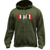 Iraq Campaign Distressed Ribbon Pullover Hoodie