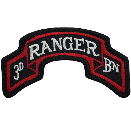 3rd Battalion - 75th Ranger Regiment Class A Scroll Patch Patches and Service Stripes 