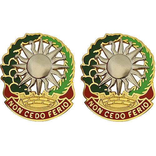3rd ADA (Air Defense Artillery) Unit Crest (Non Cedo Ferio) Army Unit Crests 