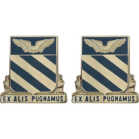 3rd Aviation Regiment Unit Crest (Ex Alis Pugnamus) - Sold in Pairs