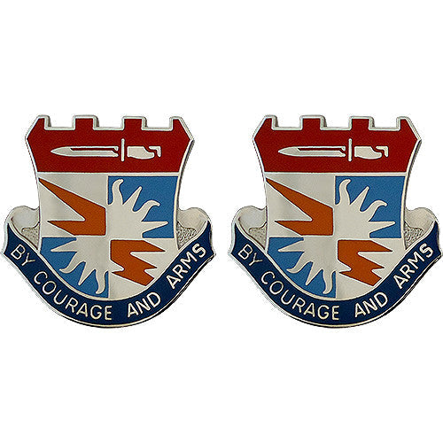 Special Troops Battalion, 3rd Brigade, 25th Infantry Division Unit Crest (By Courage and Arms) Army Unit Crests 