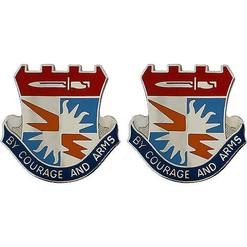 Special Troops Battalion, 3rd Brigade, 25th Infantry Division Unit Crest (By Courage and Arms) - Sold in Pairs