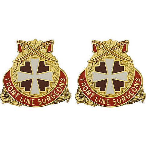 3rd Medical Command Unit Crest (Front Line Surgeons) - Sold in Pairs