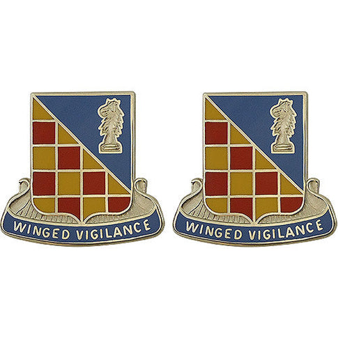 3rd Military Intelligence Battalion Unit Crest (Winged Vigilance) - Sold in Pairs
