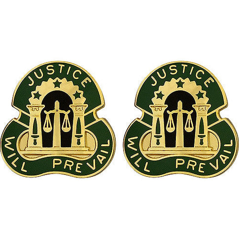 3rd Military Police Group Unit Crest (Justice Will Prevail) - Sold in Pairs
