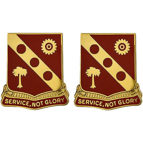 3rd Ordnance Battalion Unit Crest (Service, Not Glory) - Sold in Pairs