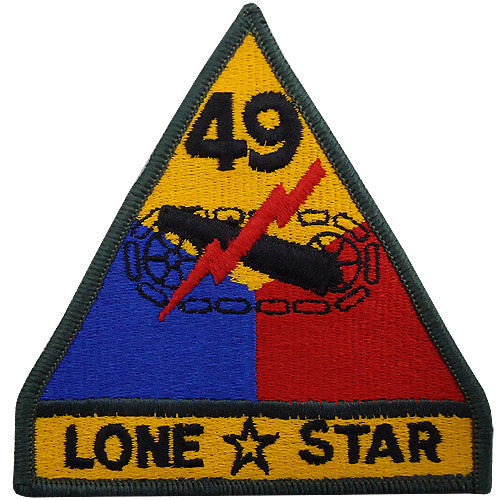 49th Armored Division Class A Patch Patches and Service Stripes 
