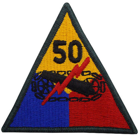 50th Armored Division Class A Patch