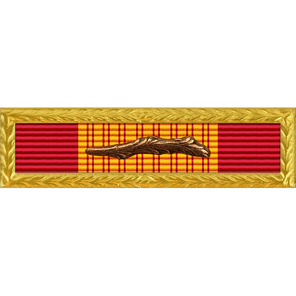 Republic of Vietnam Gallantry Cross Unit Citation - AF/N/MC/CG Frame Ribbons 