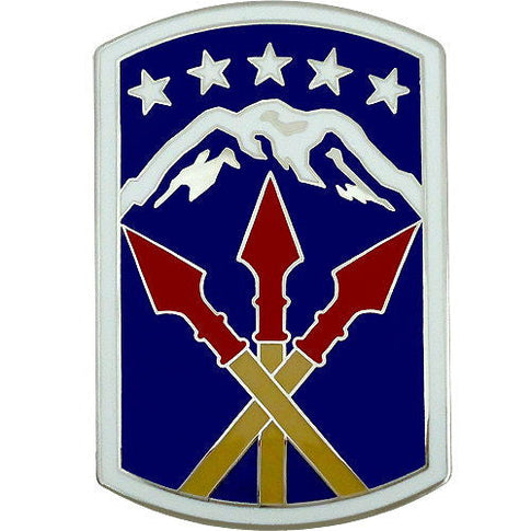 593rd Sustainment Command Combat Service Identification Badge