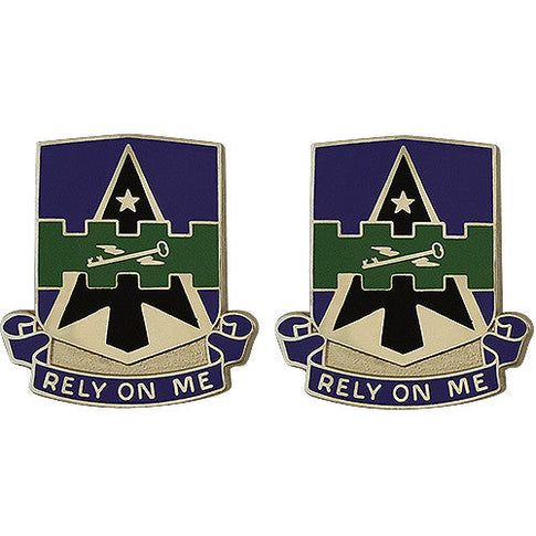 Special Troops Battalion, 5th Brigade Combat Team, 1st Armored Division Unit Crest (Rely On Me) - Sold in Pairs