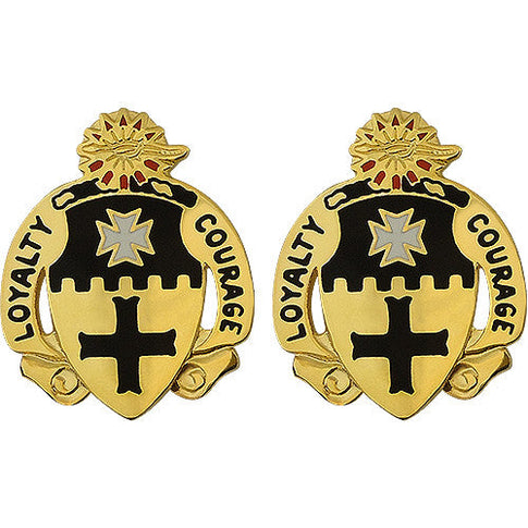 5th Cavalry Regiment Unit Crest (Loyalty Courage) - Sold in Pairs