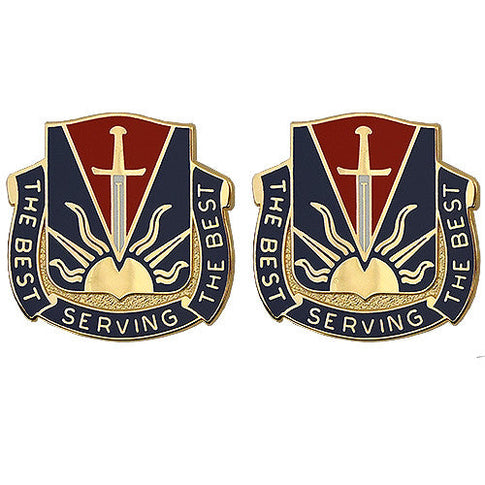 5th Personnel Services Battalion Unit Crest (The Best Serving the Best) - Sold in Pairs