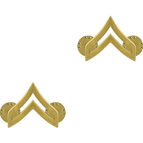 Army Gold-Brite Enlisted Rank Rank 6503 CPL-G